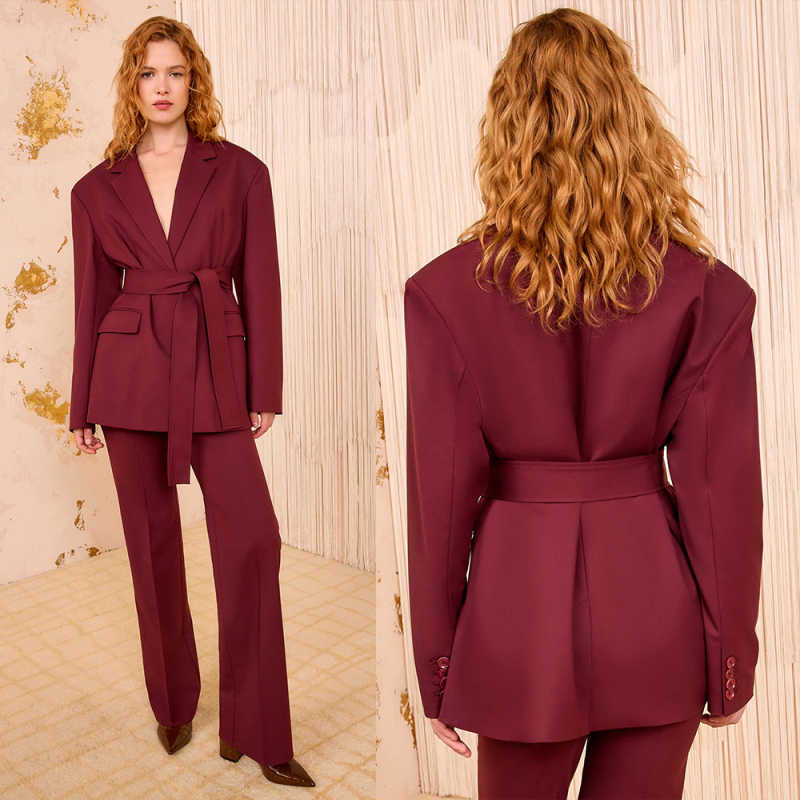 Women Formal Party Wear Dress - Customized Elegant Women Pants Suits With