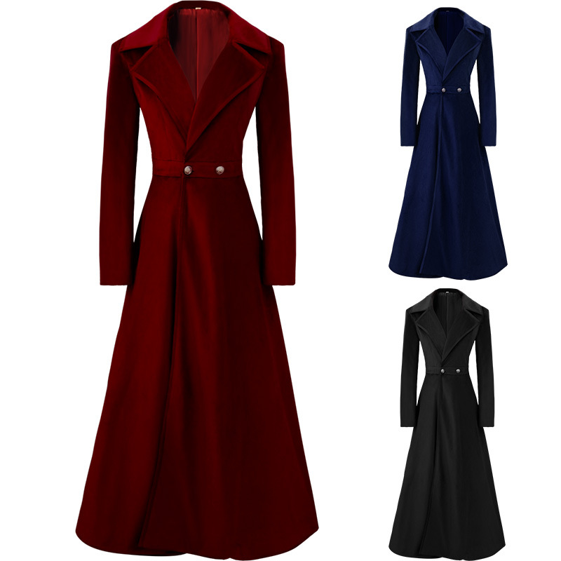 Trench Coat Formal - Women's 19th century Elegant Notched Lapel