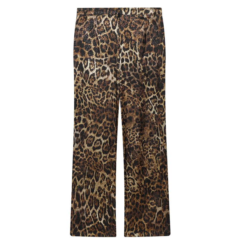 HXAO Leopard Pants Sets 2 Piec - Women'S Formal Wear Pants ulasan dan harga