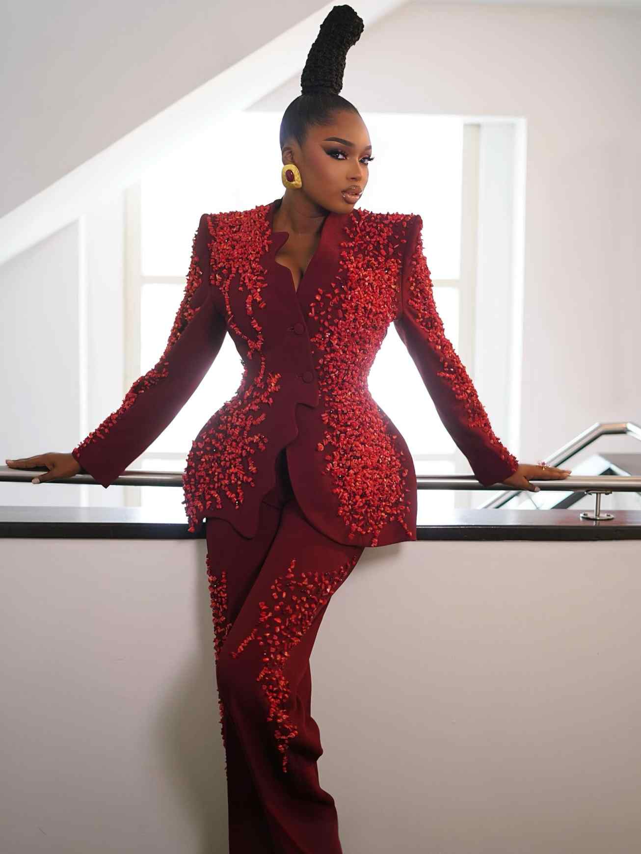 Slim Fit Women Suits Customize - Women Formal Party Wear Dress ulasan dan harga