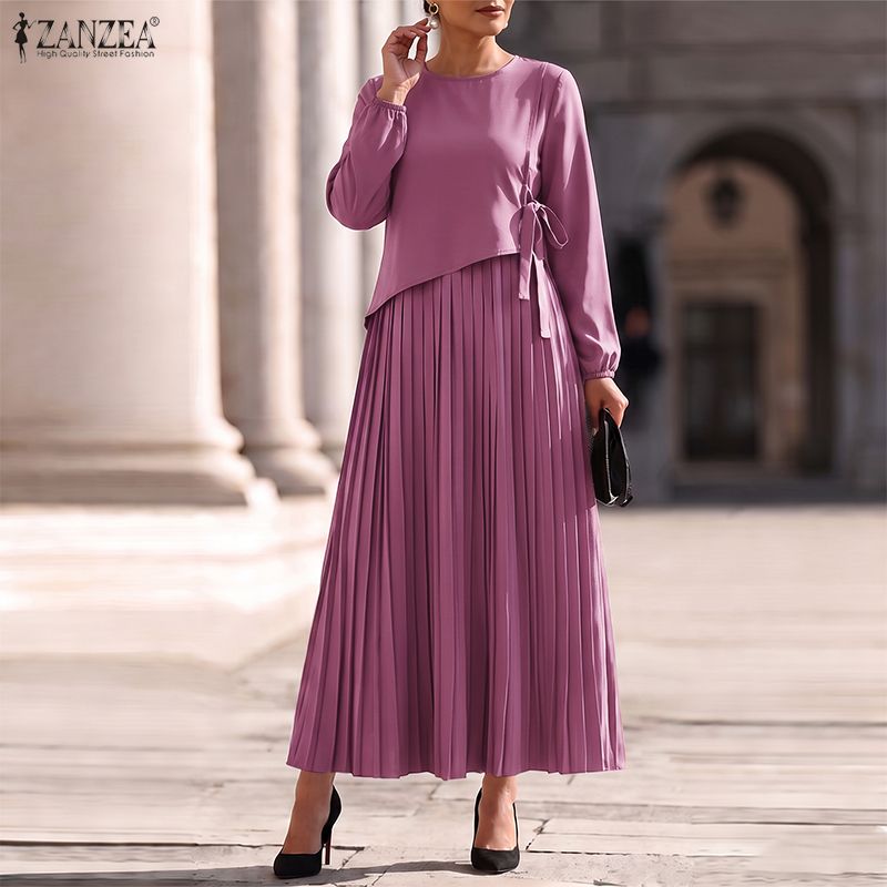 ZANZEA Plus Size Women O Neck  - Women Formal Office Wear Tops ulasan dan harga