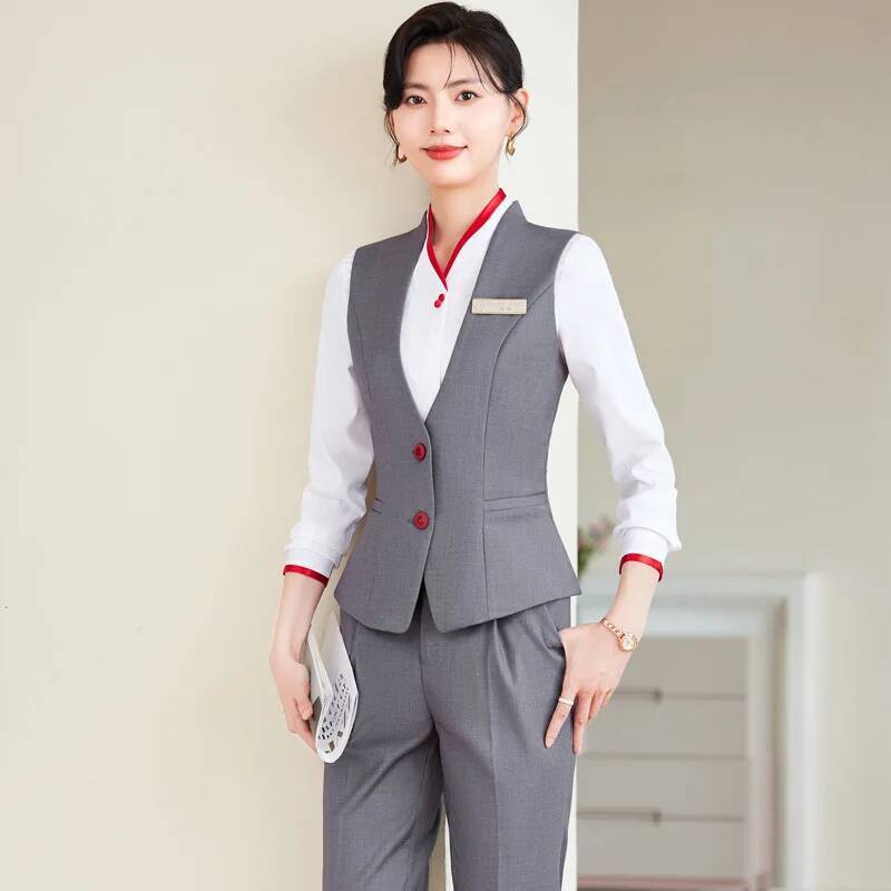 Plus Size 5XL Formal Pantsuits - Women Formal Wear For Interview ulasan dan harga