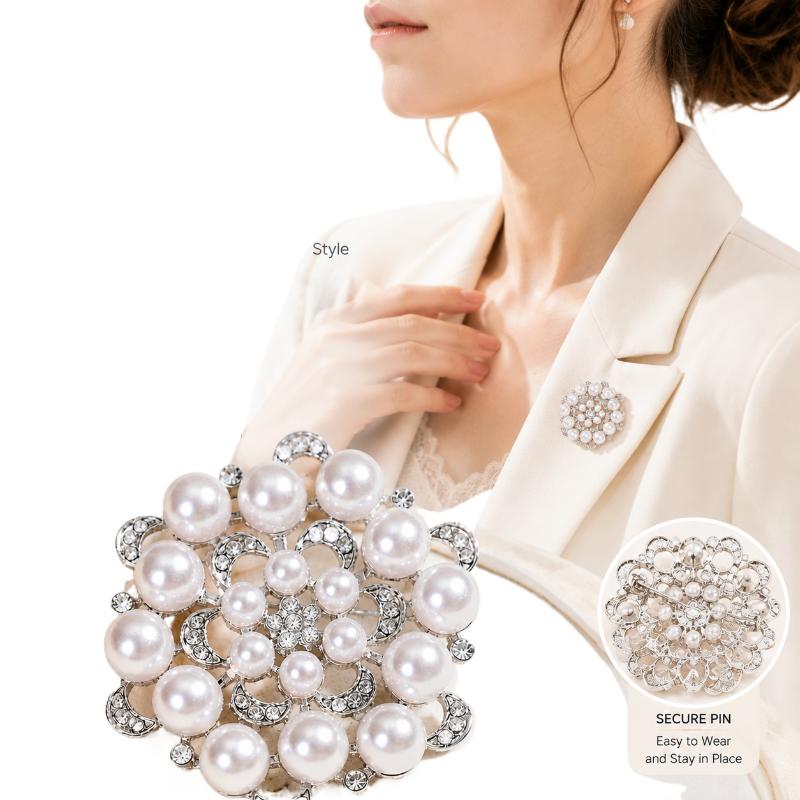 Eye-Catching Pearl Rhinestones - Formal Wear Jewelry For Women ulasan dan harga