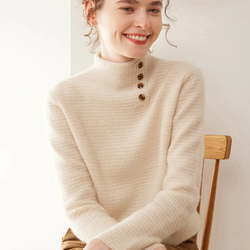 WinvyNee Women's Cashmere Wool - Cashmere Sweater Formal ulasan dan harga
