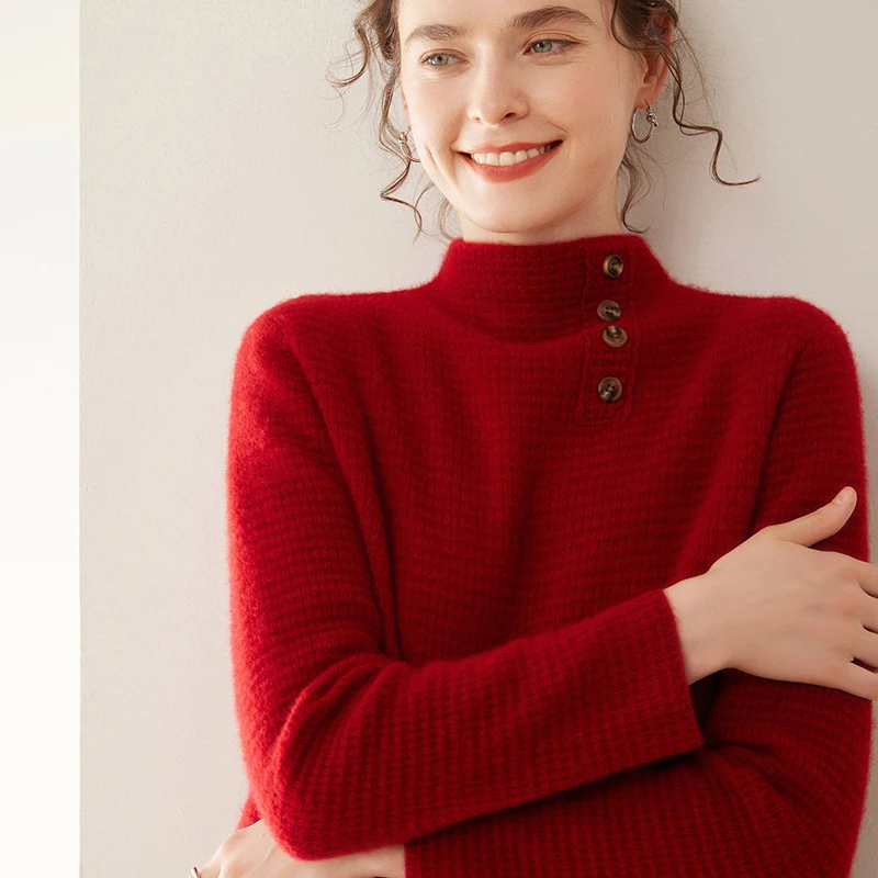 WinvyNee Women's Cashmere Wool - Cashmere Sweater Formal ulasan dan harga