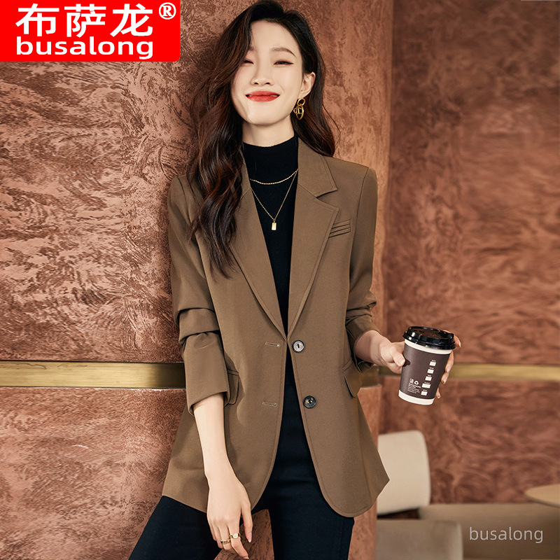Blazer Jacket Autumn Winter Wo - Women Formal Wear For Interview ulasan dan harga