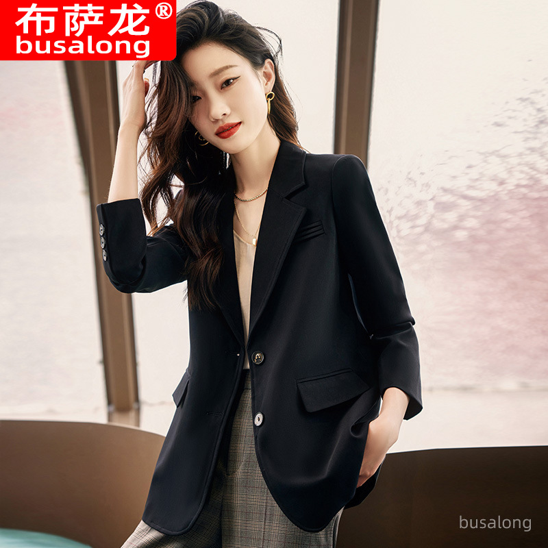 Blazer Jacket Autumn Winter Wo - Women Formal Wear For Interview ulasan dan harga