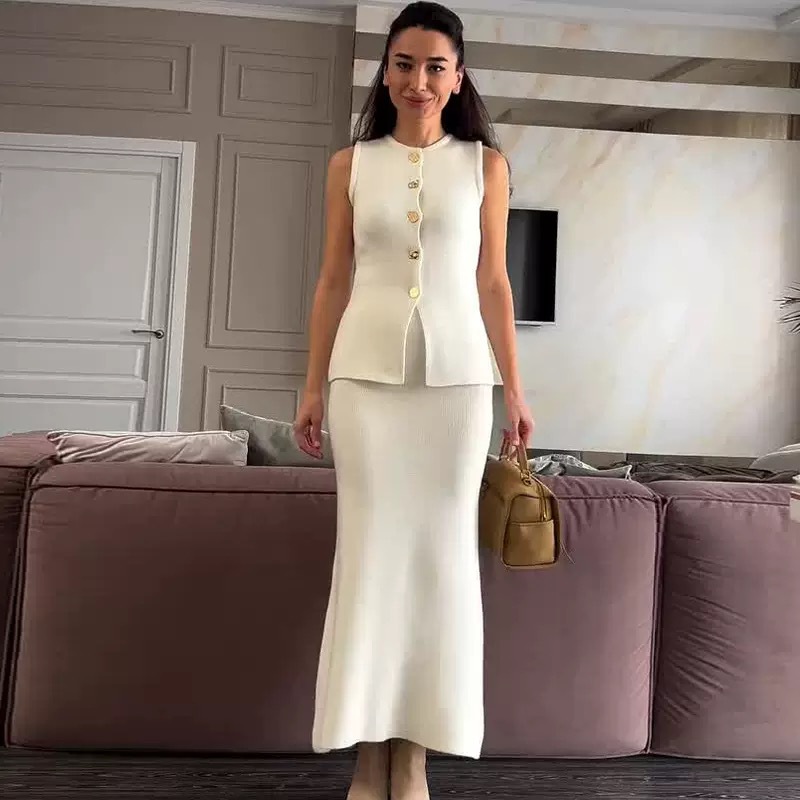 Round-neck Single-breasted Sle - Women Formal Office Wear Tops ulasan dan harga