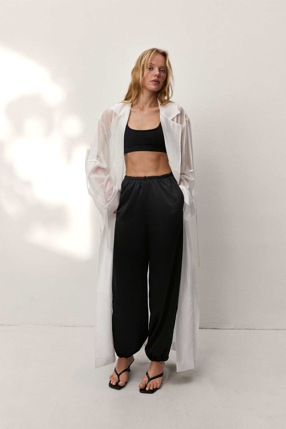 Laur 2026 Women Lapel Sheer Lo - Trench Coat Formal ulasan dan harga