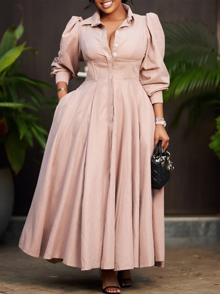 Women Spring Dress Ladies Casu - Women Formal Office Wear Tops ulasan dan harga