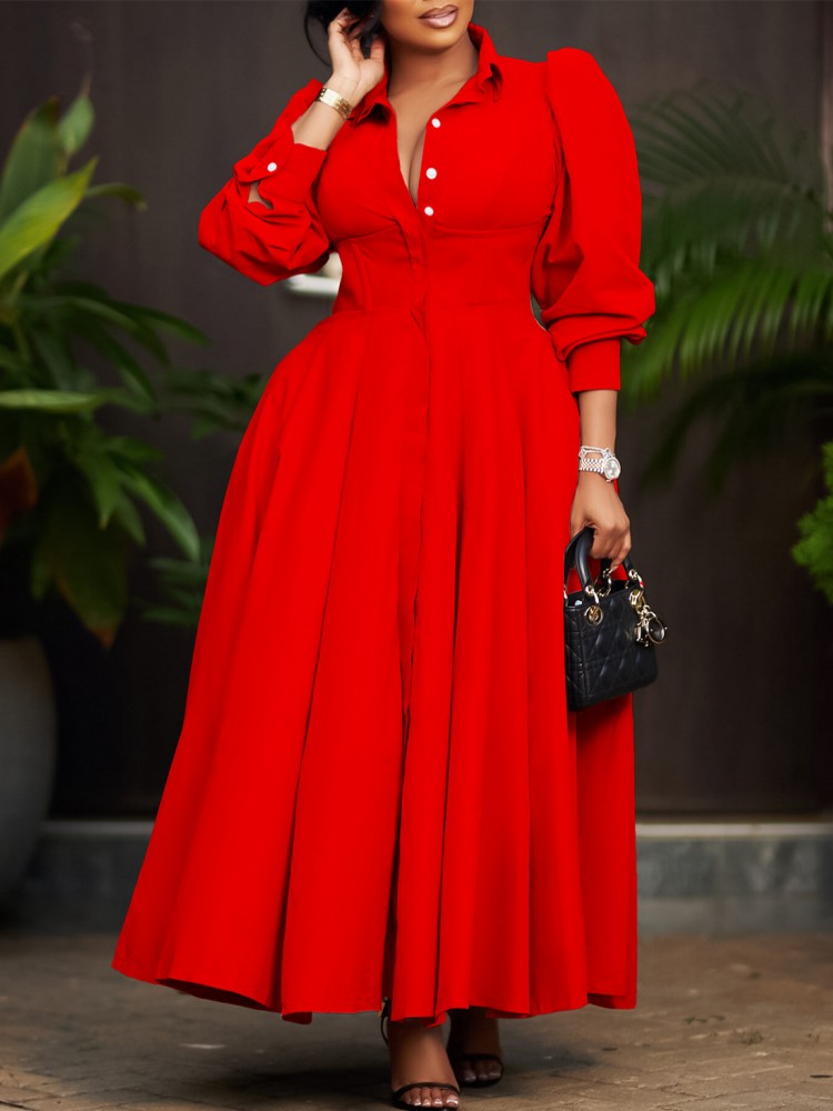 Women Spring Dress Ladies Casu - Women Formal Office Wear Tops ulasan dan harga