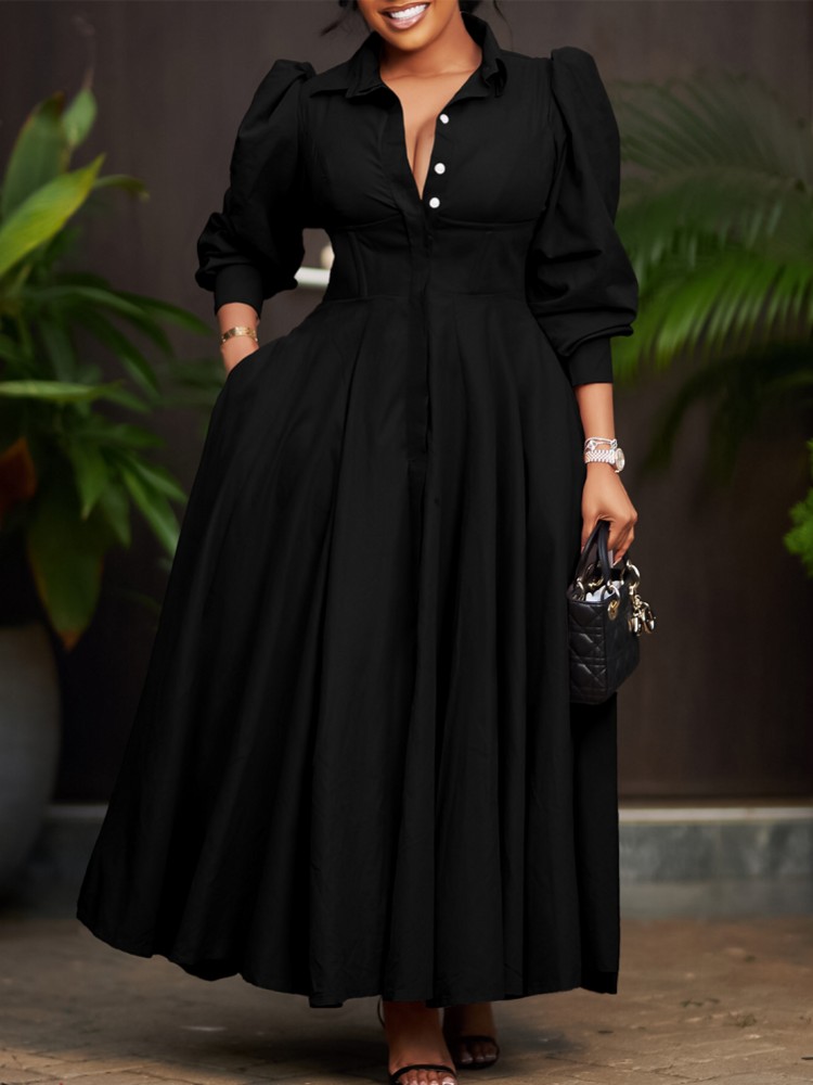 Women Spring Dress Ladies Casu - Women Formal Office Wear Tops ulasan dan harga