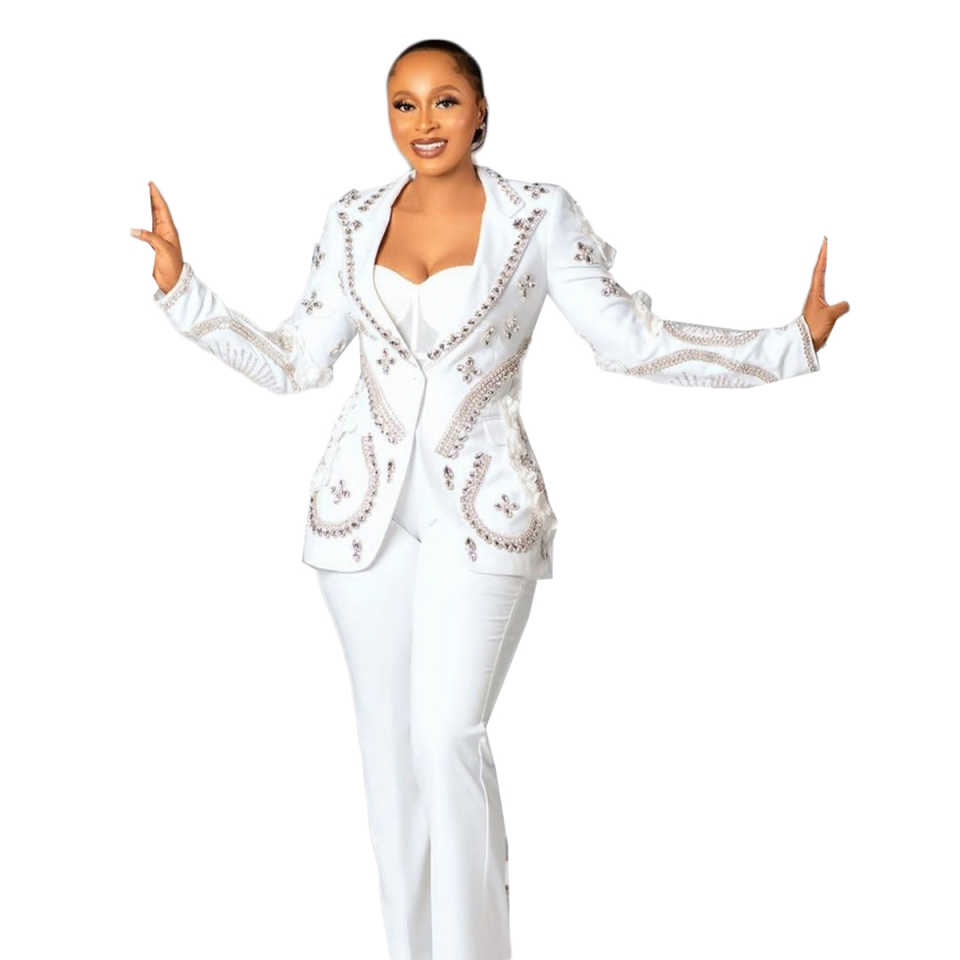 Luxury Women Pants Suits 2 Pcs - Women Formal Party Wear Dress ulasan dan harga