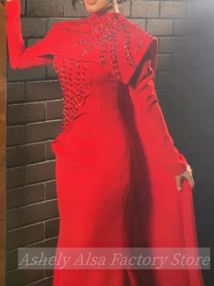 Customized Saudi Arabic Muslim - Women Formal Party Wear Dress ulasan dan harga