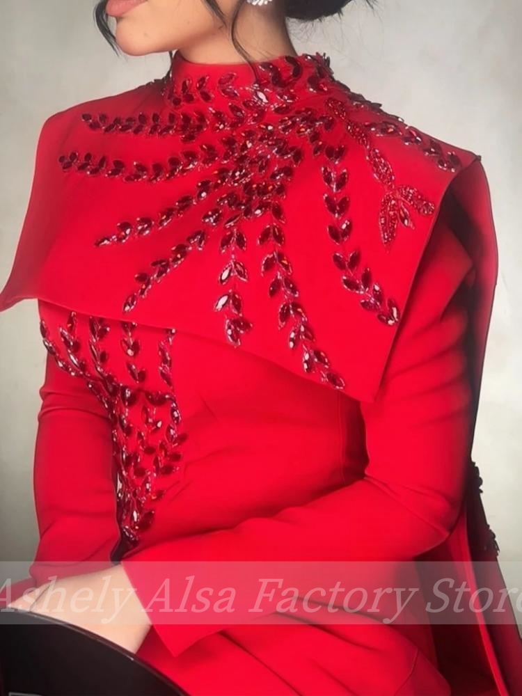 Customized Saudi Arabic Muslim - Women Formal Party Wear Dress ulasan dan harga