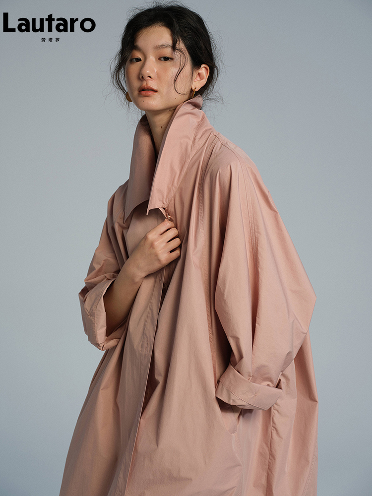 Lautaro Spring Autumn Long Ove - Trench Coat Formal ulasan dan harga