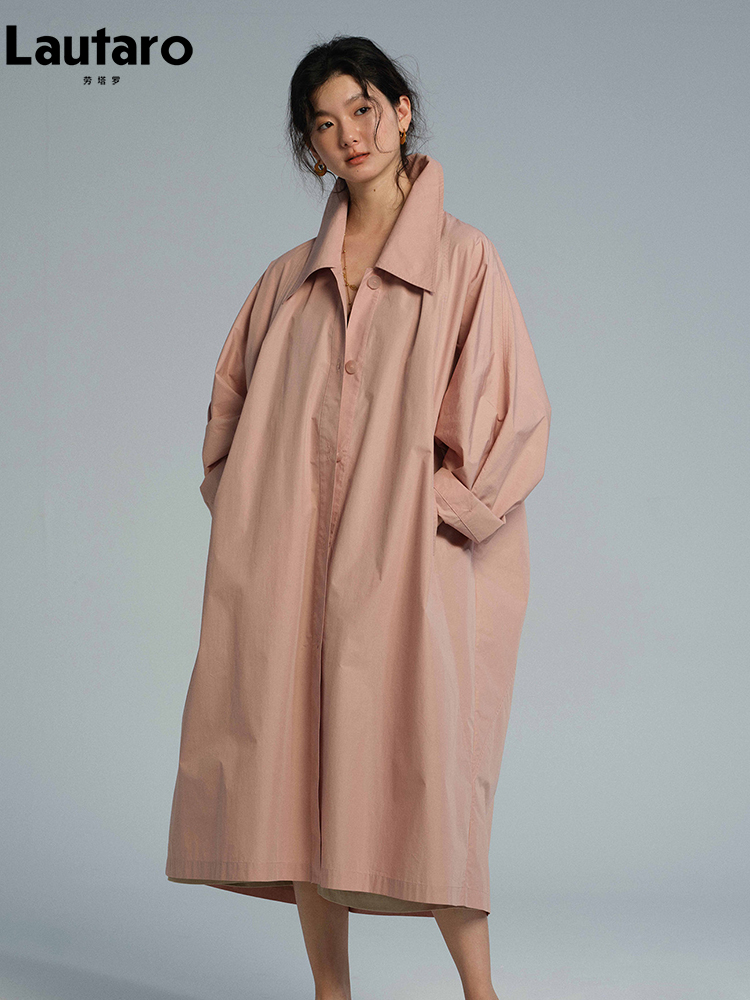 Lautaro Spring Autumn Long Ove - Trench Coat Formal ulasan dan harga