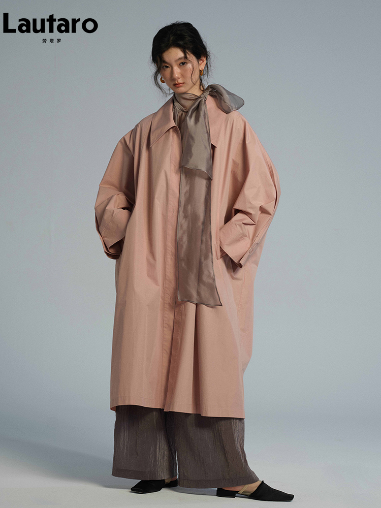 Lautaro Spring Autumn Long Ove - Trench Coat Formal ulasan dan harga