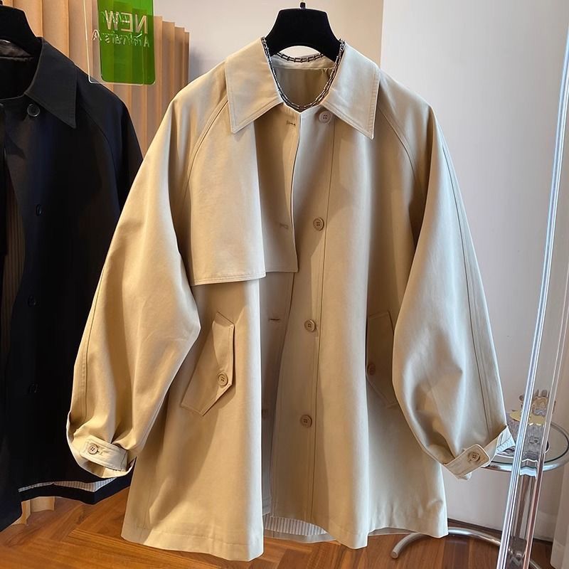 New High-end British Style Wor - Trench Coat Formal ulasan dan harga