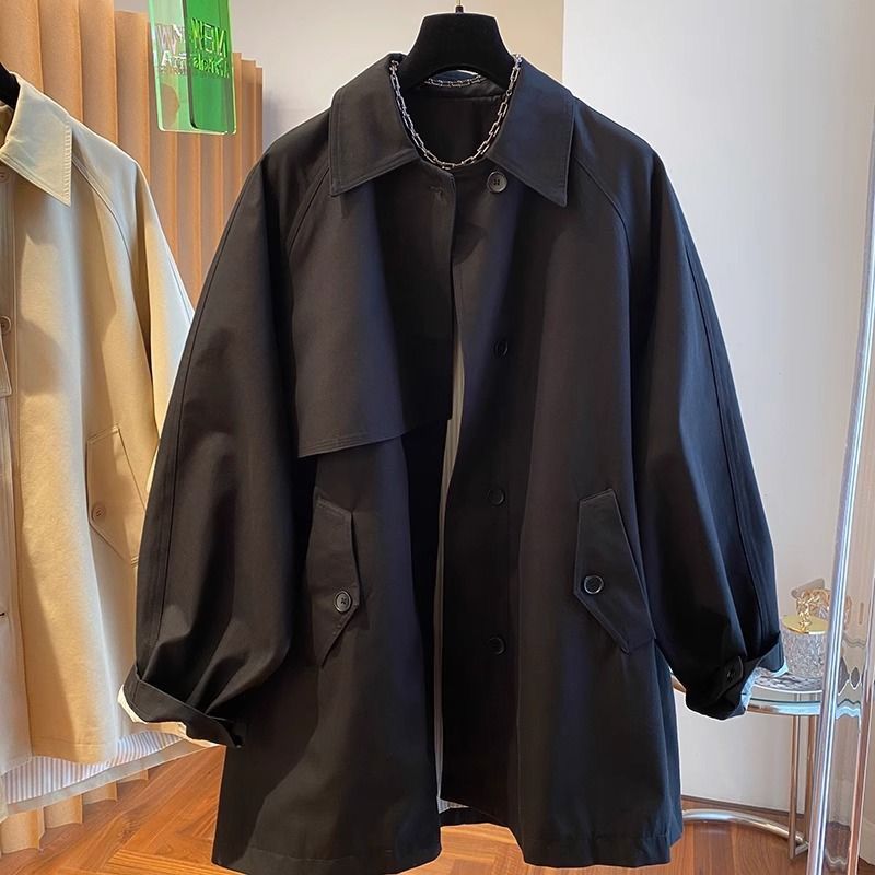 New High-end British Style Wor - Trench Coat Formal ulasan dan harga