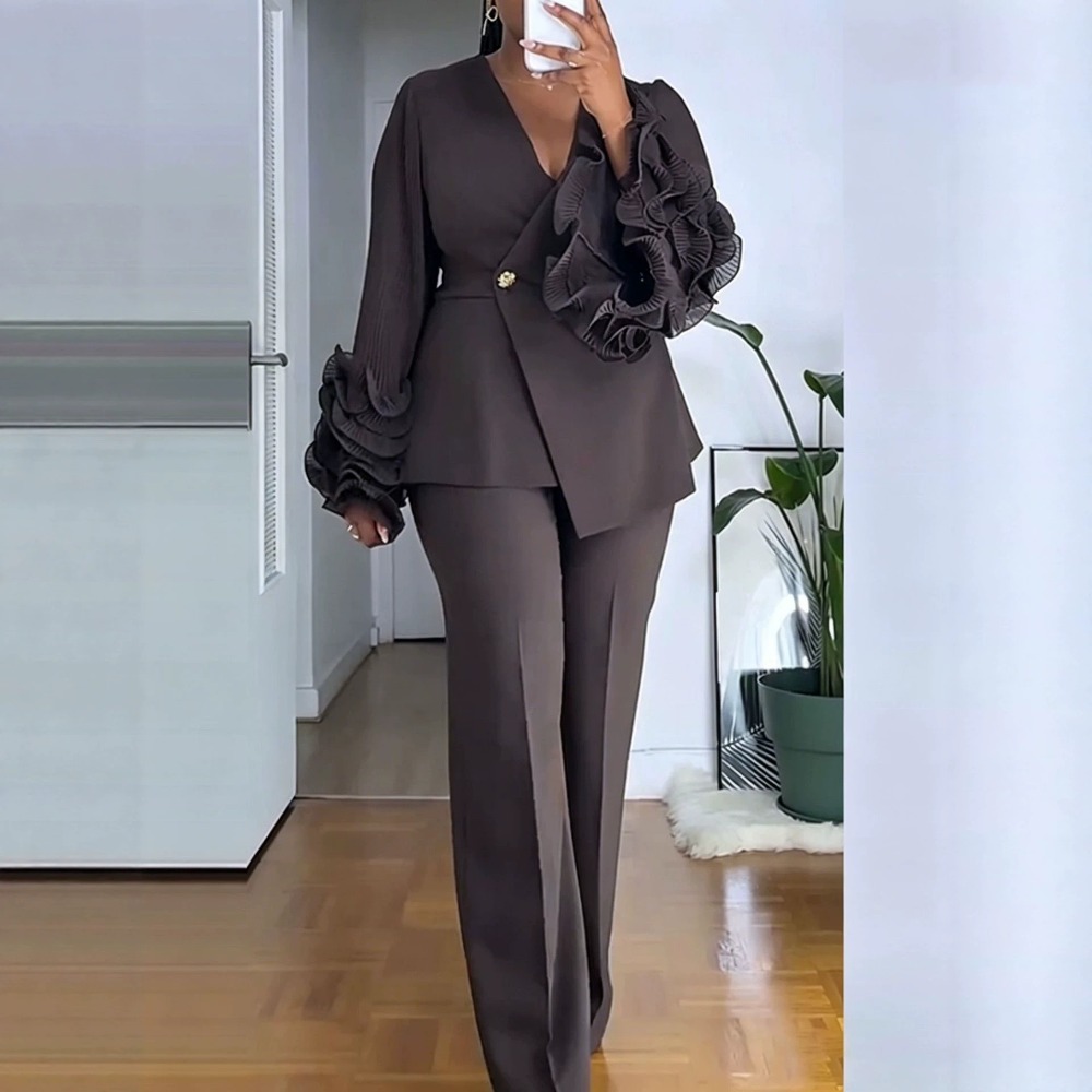 Women's 2‑Piece Pant Suit Deep - Women'S Formal Wear Pants ulasan dan harga