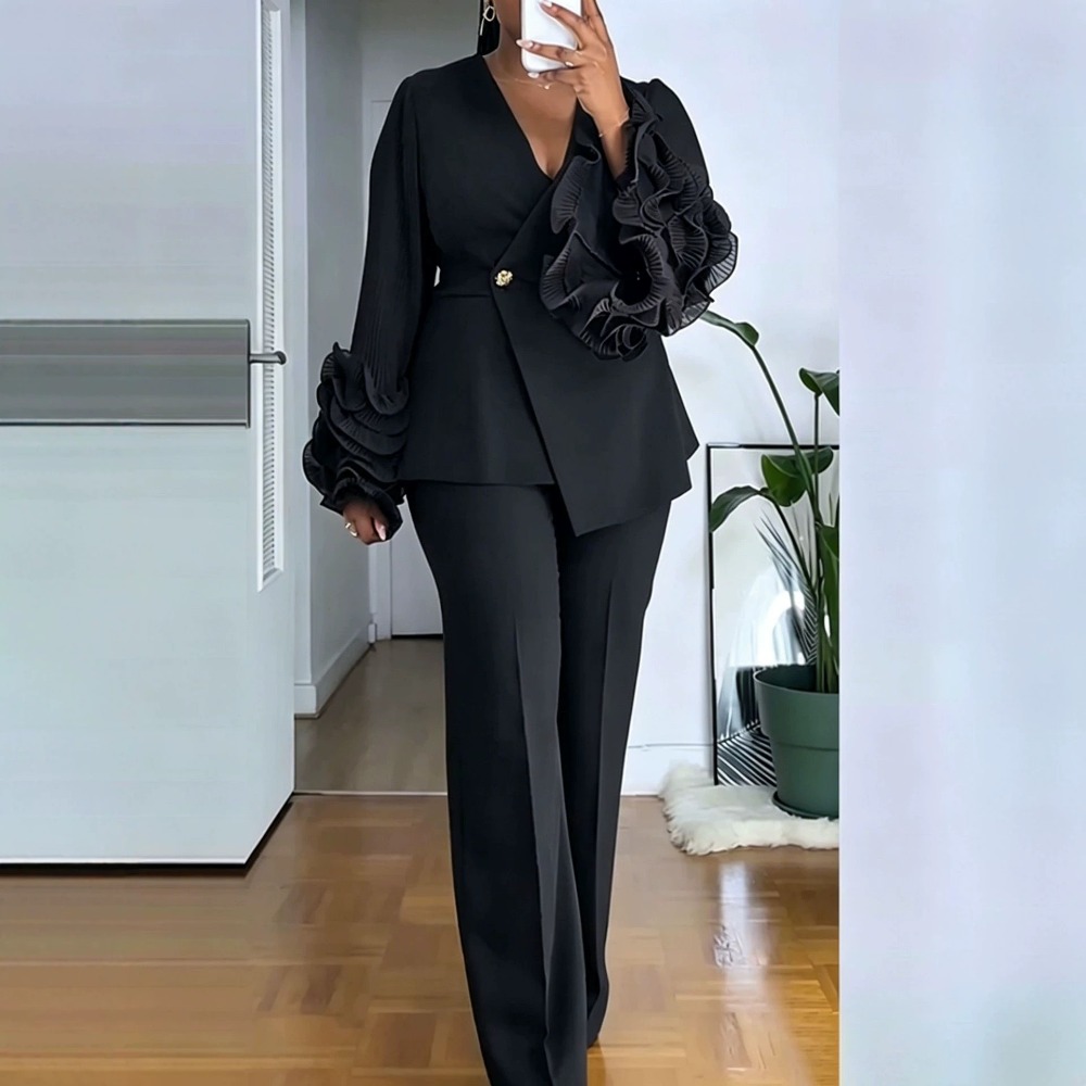 Women's 2‑Piece Pant Suit Deep - Women'S Formal Wear Pants ulasan dan harga