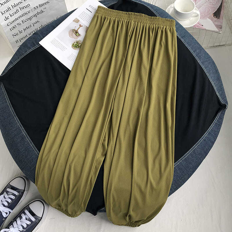 Plus Size 6XL 150KG Summer Thi - Women'S Formal Wear Pants ulasan dan harga