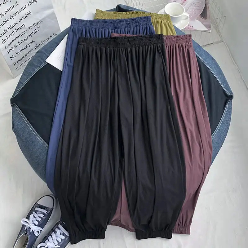Plus Size 6XL 150KG Summer Thi - Women'S Formal Wear Pants ulasan dan harga