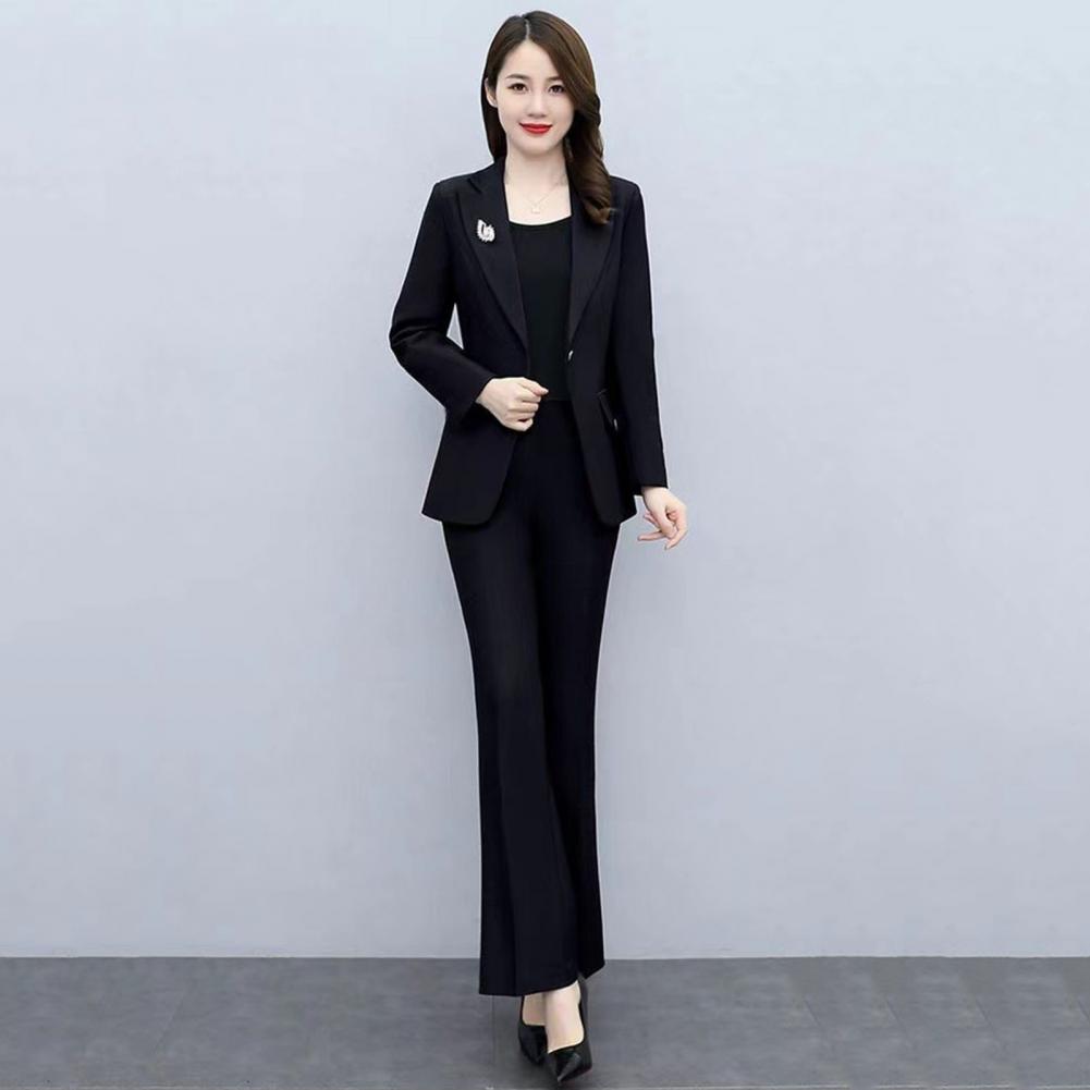 2 Pcs/Set Lady Formal Coat Pan - Women'S Formal Wear Pants ulasan dan harga